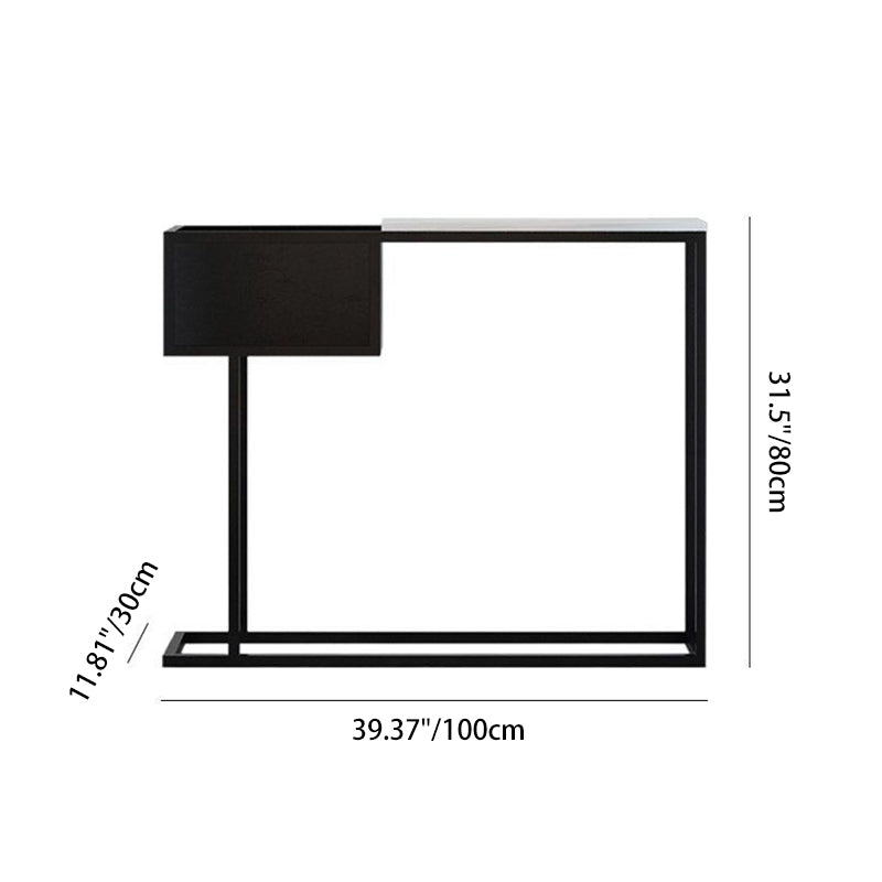 Luxury Marble Steel Console Table