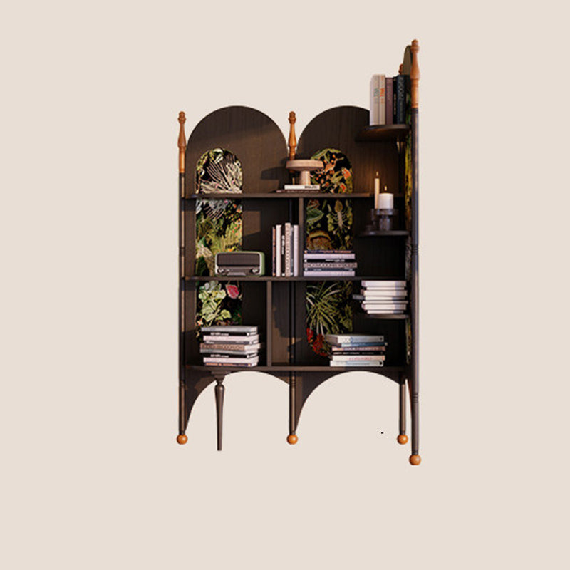 Ash Wood Corner Bookshelf & Room Divider