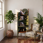 Ash Wood Corner Bookshelf & Room Divider