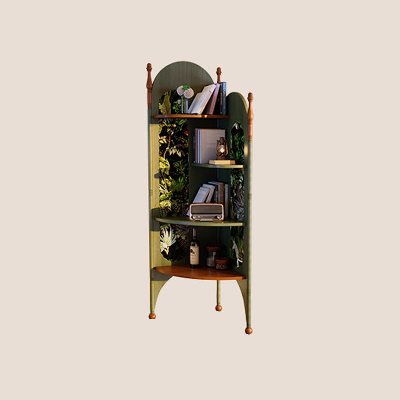 Ash Wood Corner Bookshelf & Room Divider