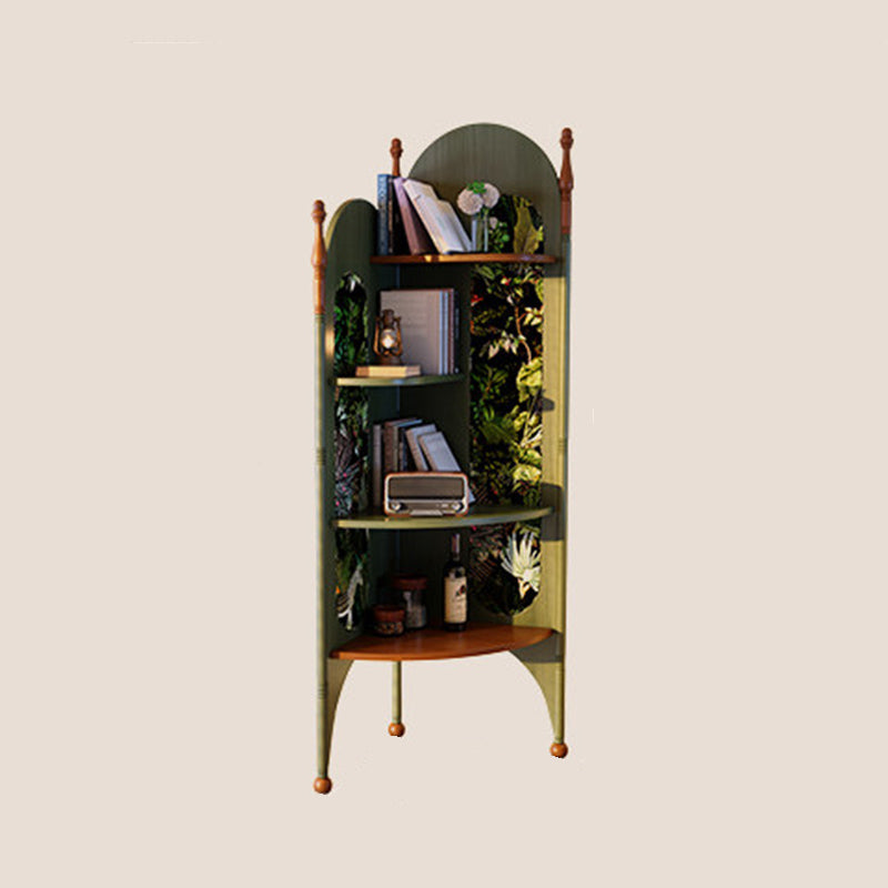 Ash Wood Corner Bookshelf & Room Divider