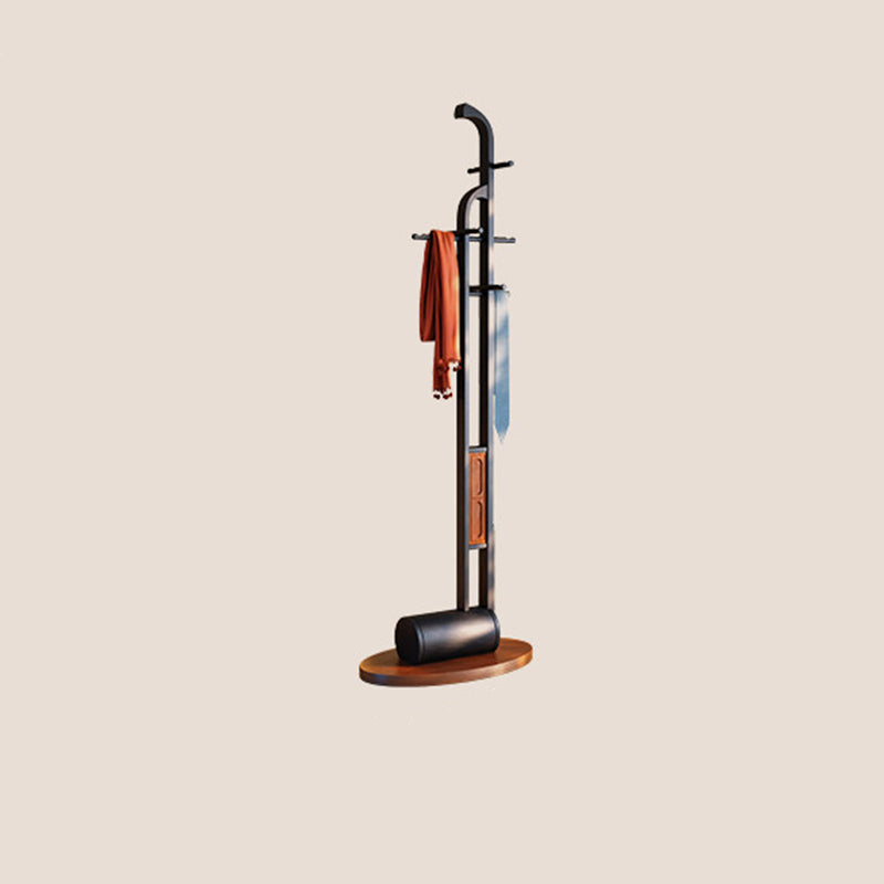 Ash Wood Erhu-Shaped Hall Tree Coat Rack