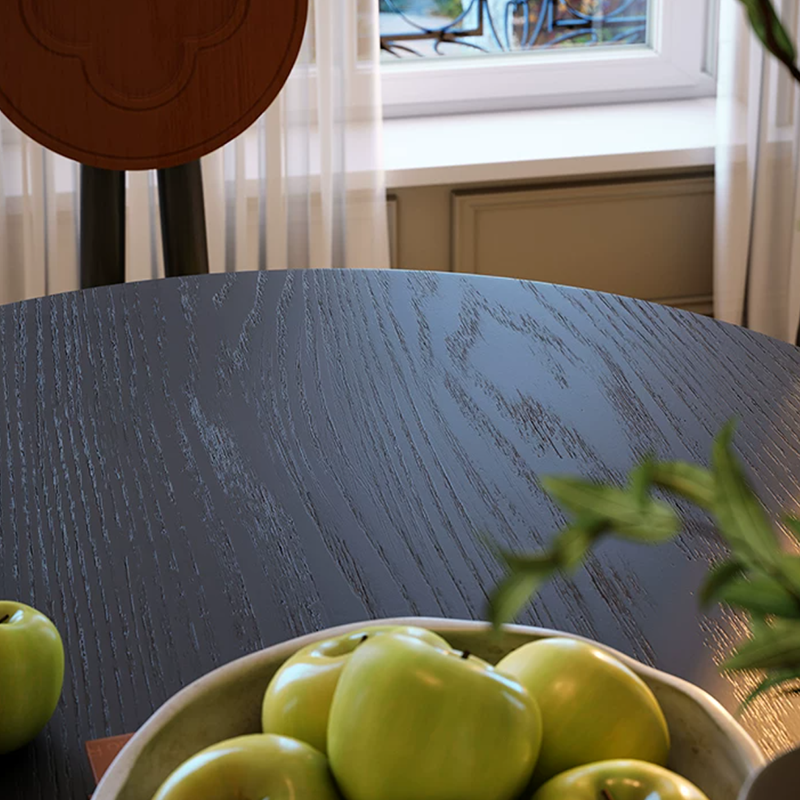 Ash Wood French Oval Dining Table