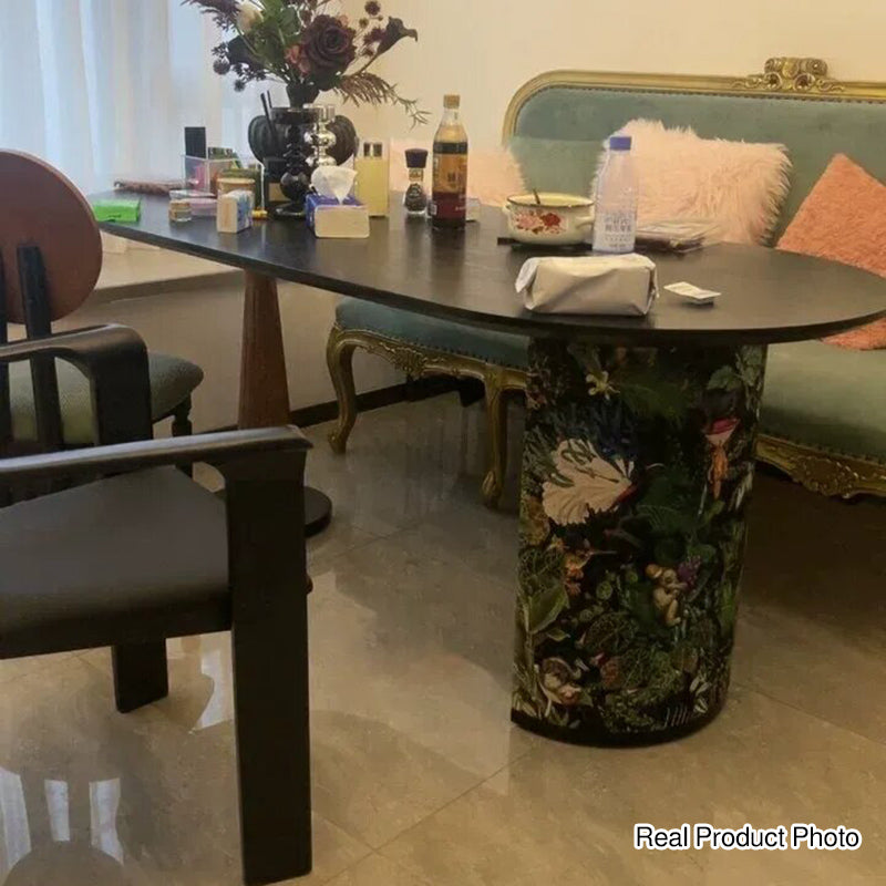 Ash Wood French Oval Dining Table