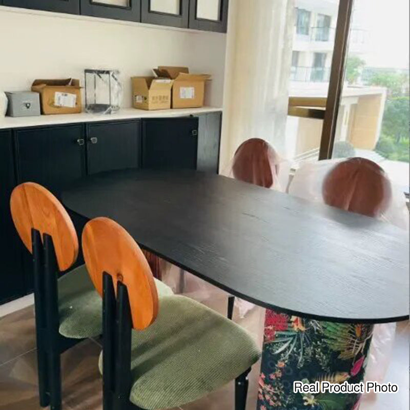 Ash Wood French Oval Dining Table