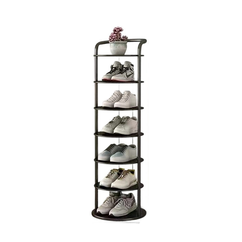 Round Iron Shoe Rack 5-8 Tier