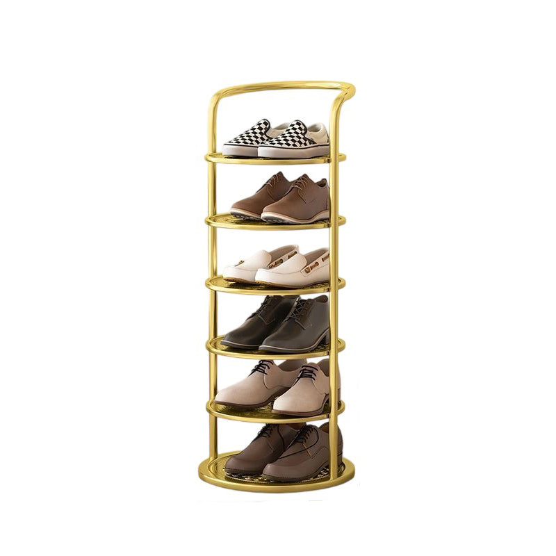 Round Iron Shoe Rack 5-8 Tier