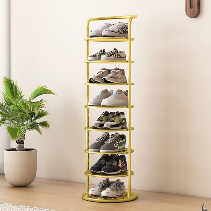 Round Iron Shoe Rack 5-8 Tier