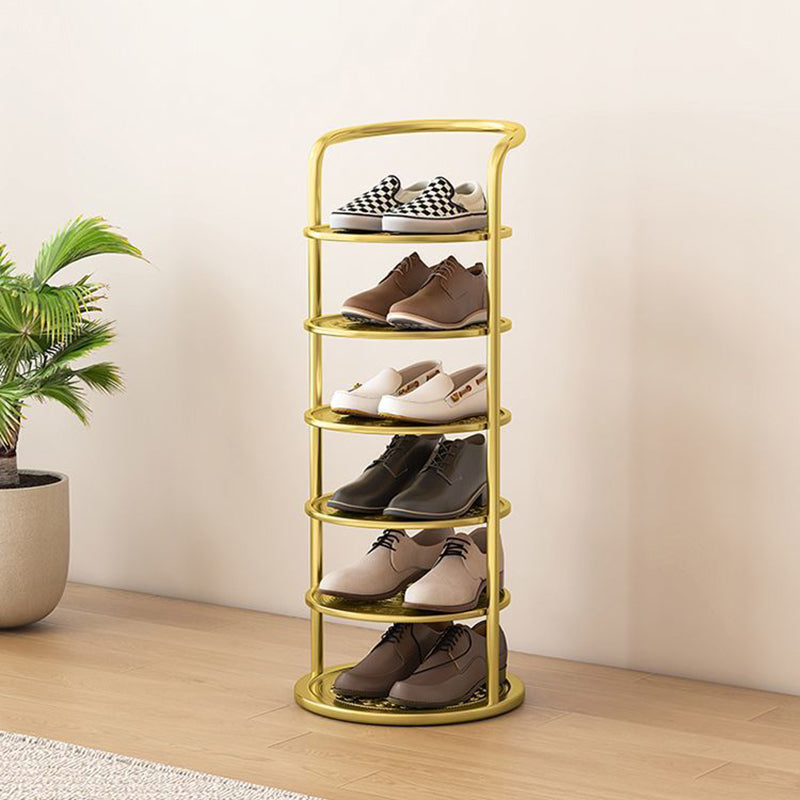 Round Iron Shoe Rack 5-8 Tier