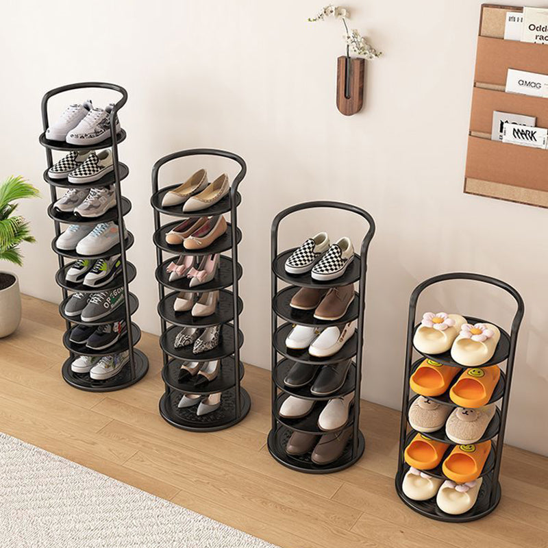 Round Iron Shoe Rack 5-8 Tier
