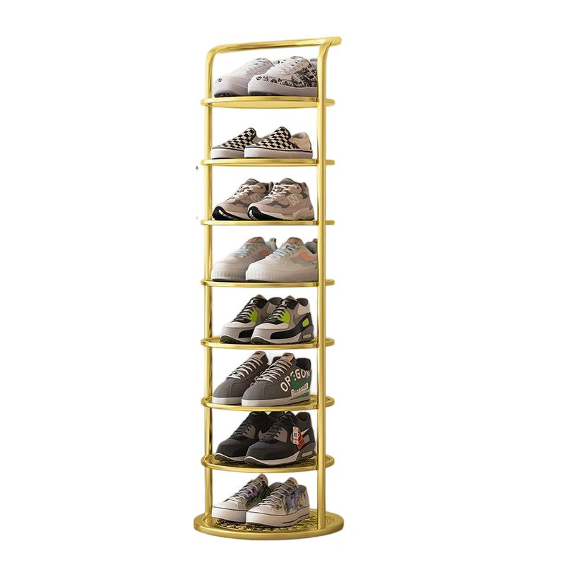 Round Iron Shoe Rack 5-8 Tier