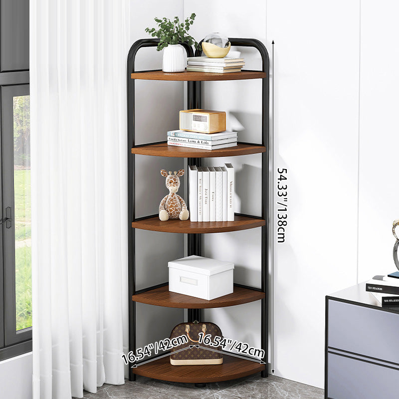 Fan-Shaped Corner Shelf