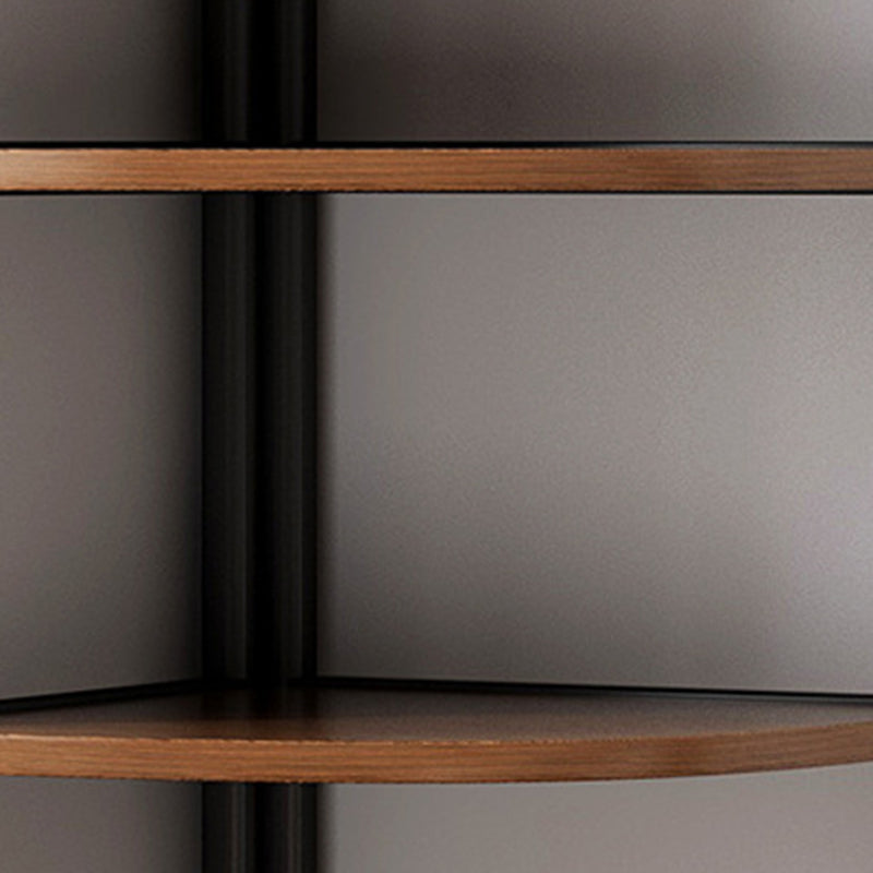 Fan-Shaped Corner Shelf