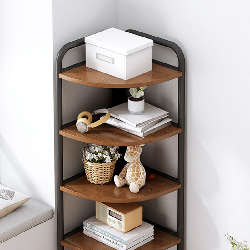 Fan-Shaped Corner Shelf