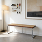 Rattan Entryway Bench