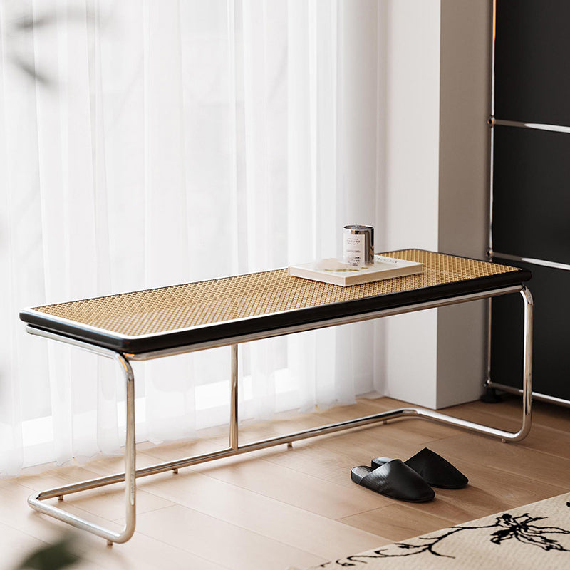 Rattan Entryway Bench