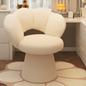Nordic Lambswool Petal Vanity Stool