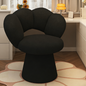 Nordic Lambswool Petal Vanity Stool