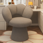 Nordic Lambswool Petal Vanity Stool