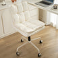 Ergonomic L-Shaped Leather Desk Chair