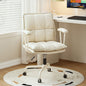 Ergonomic L-Shaped Leather Desk Chair