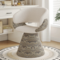 Swivel Vanity Stool with Backrest