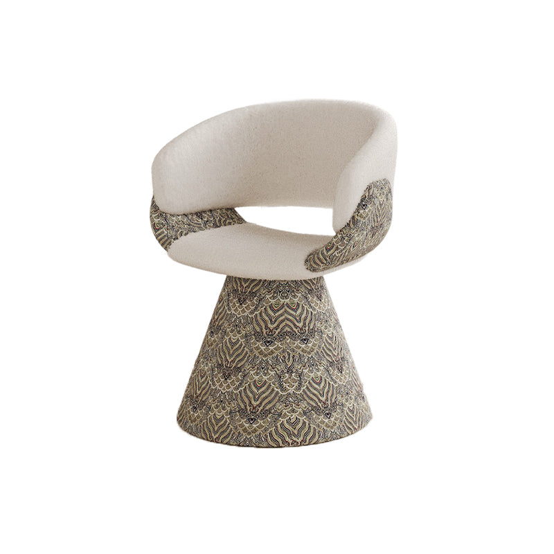 Swivel Vanity Stool with Backrest