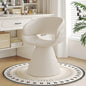 Swivel Vanity Stool with Backrest