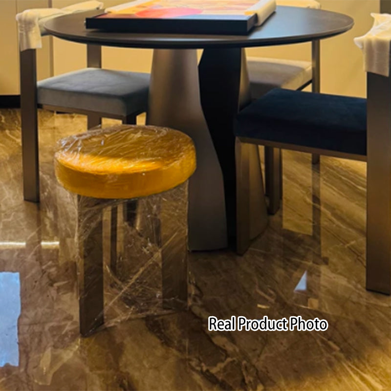 Industrial Cotton Linen Dining Chair