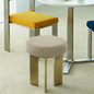 Industrial Cotton Linen Dining Chair