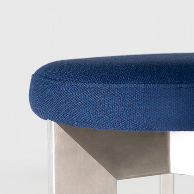Industrial Cotton Linen Dining Chair