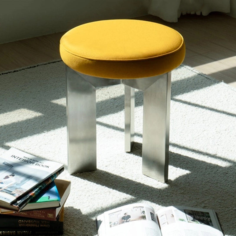Industrial Cotton Linen Dining Chair