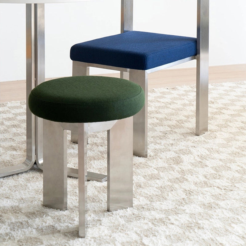 Industrial Cotton Linen Dining Chair