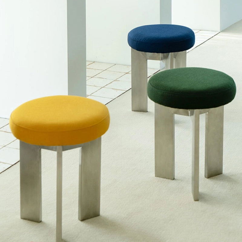 Industrial Cotton Linen Dining Chair