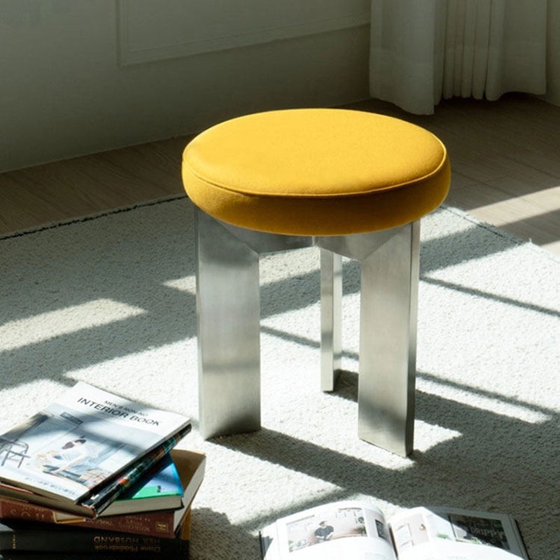Industrial Cotton Linen Dining Chair