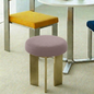 Industrial Cotton Linen Dining Chair