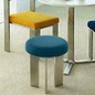 Industrial Cotton Linen Dining Chair