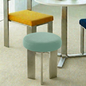 Industrial Cotton Linen Dining Chair