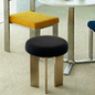 Industrial Cotton Linen Dining Chair