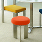 Industrial Cotton Linen Dining Chair