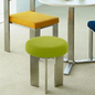 Industrial Cotton Linen Dining Chair