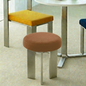 Industrial Cotton Linen Dining Chair