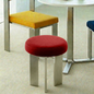 Industrial Cotton Linen Dining Chair