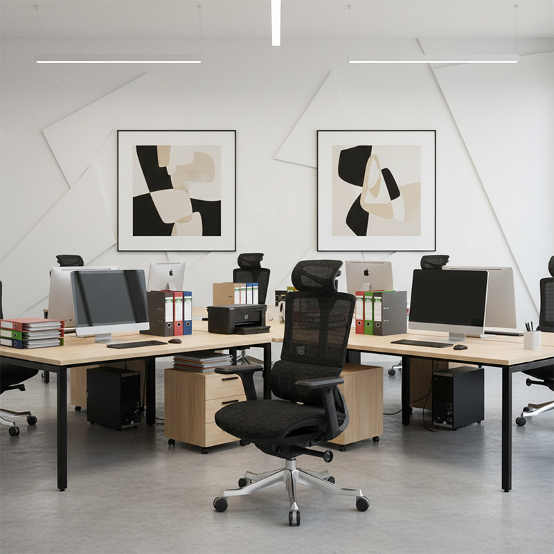 High Back Mesh Executive Office Chair, 3D Arms