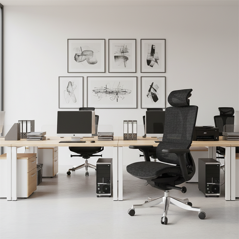 High Back Mesh Executive Office Chair, 3D Arms
