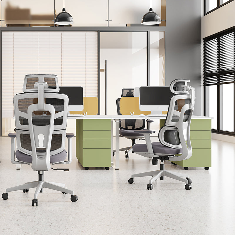 Grey Ergonomic Mesh Office Chair