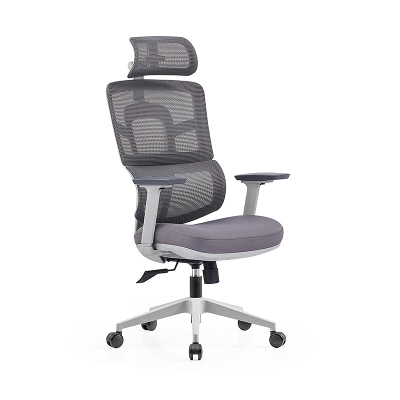 Grey Ergonomic Mesh Office Chair