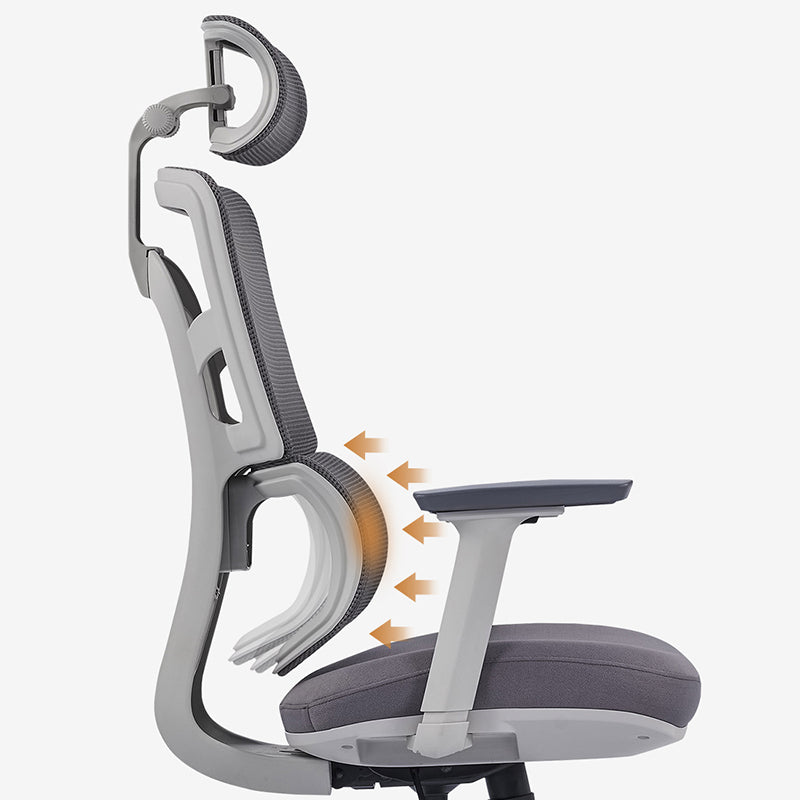 Grey Ergonomic Mesh Office Chair
