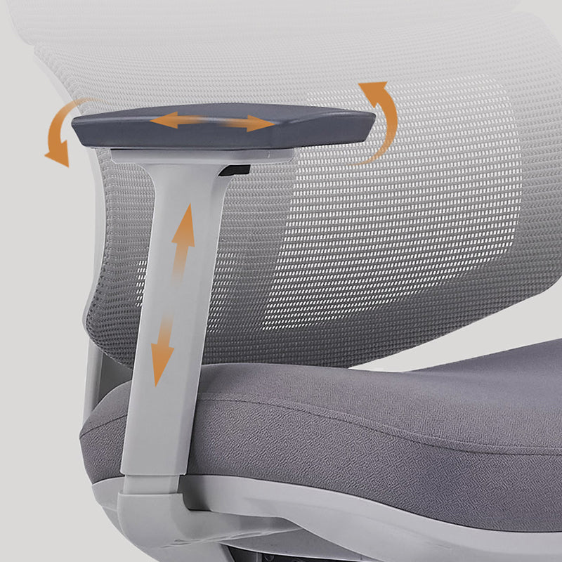 Grey Ergonomic Mesh Office Chair