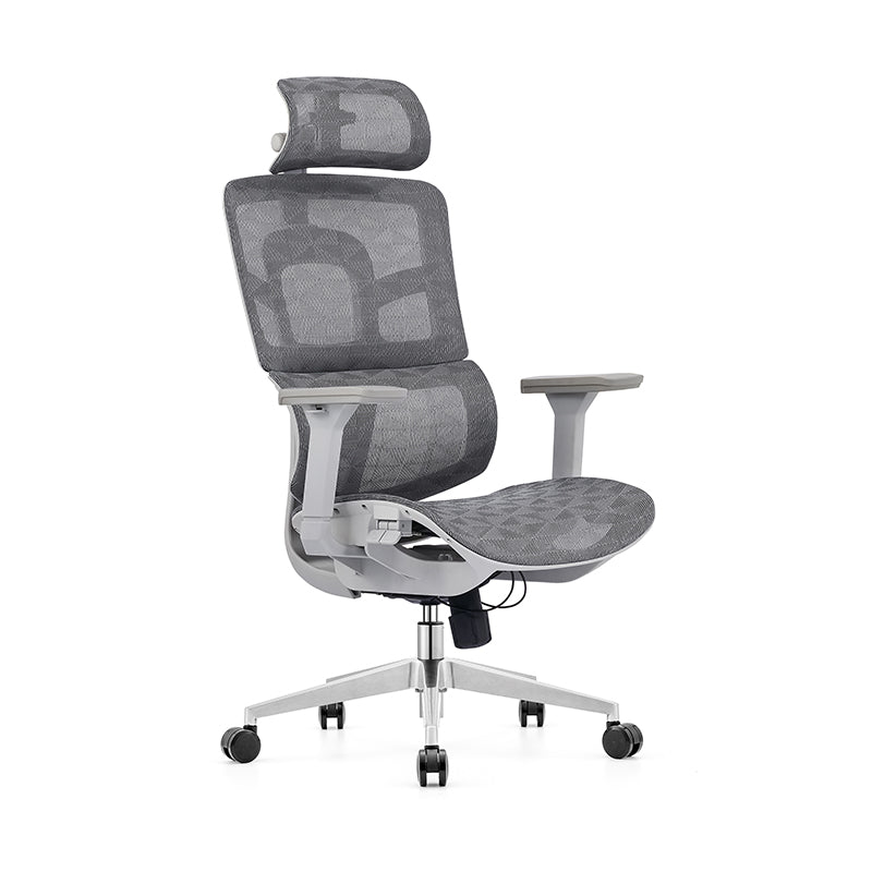 Grey High Back Mesh Executive Office Chair